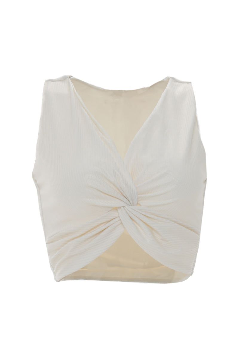Crop Top Marfil Dazzling