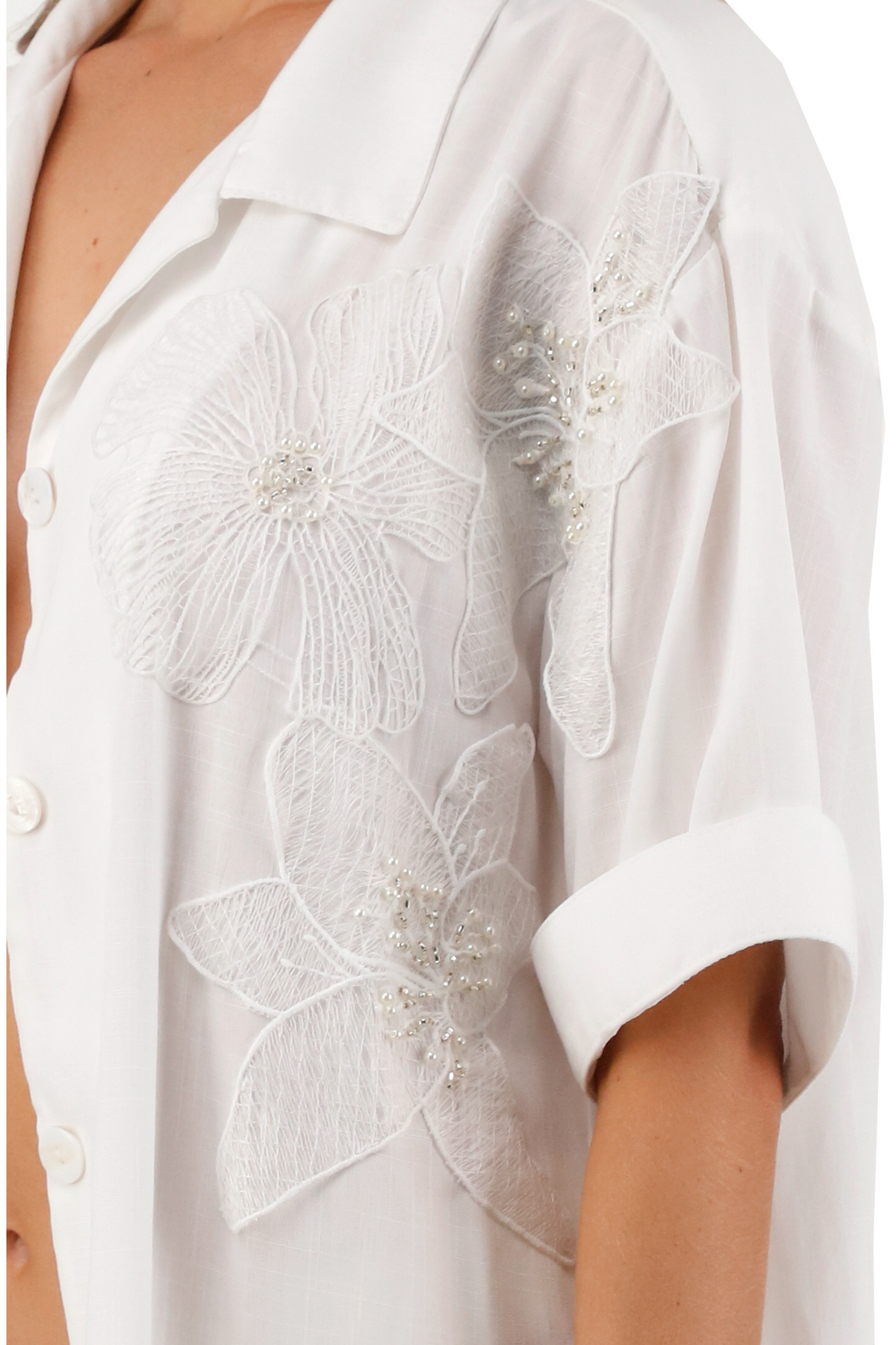 Camisa Marfíl Aurora