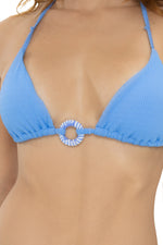 Top Triángulo Azul Bari