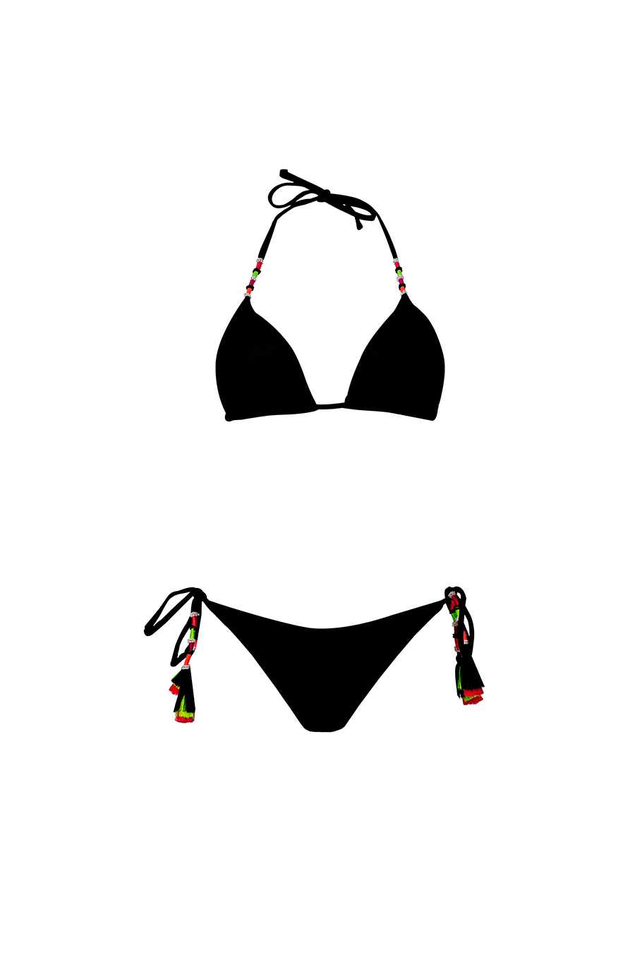 Bicolor Triangle Top