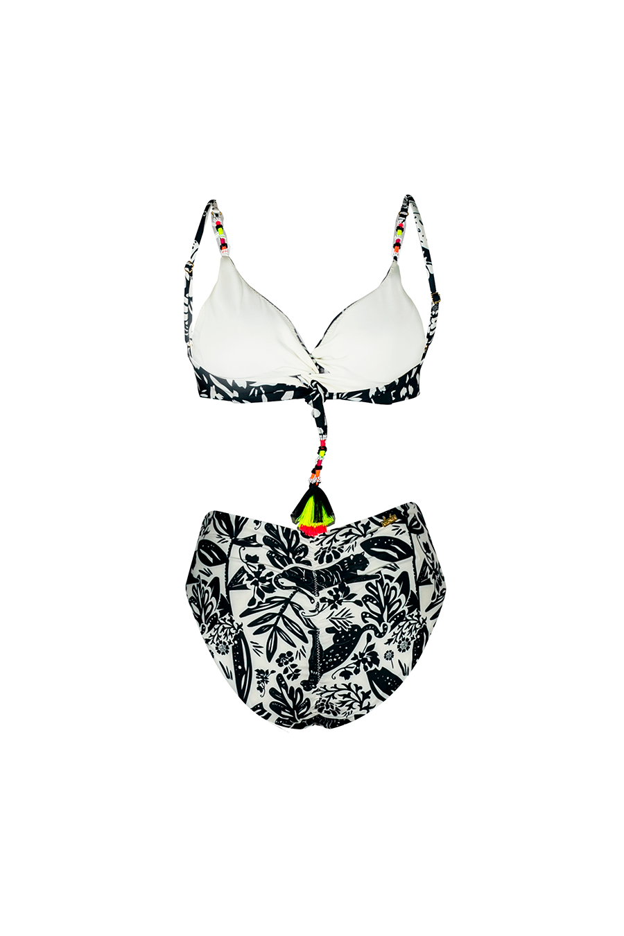 Top Frente curzado Bicolor