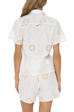 Bloom Ivory Eyelet Shirt