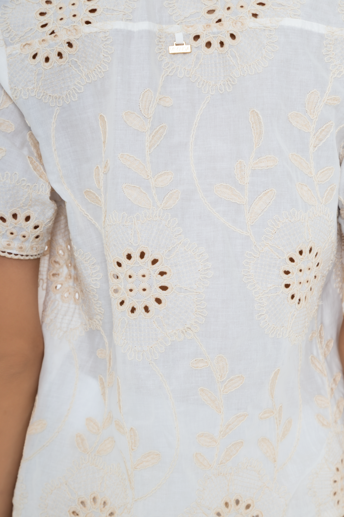 Bloom Ivory Eyelet Shirt