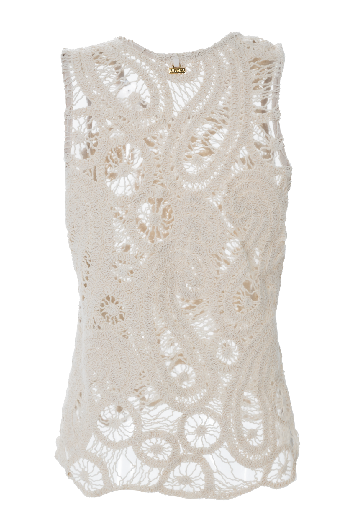 Bloom Ivory Crochet Shirt