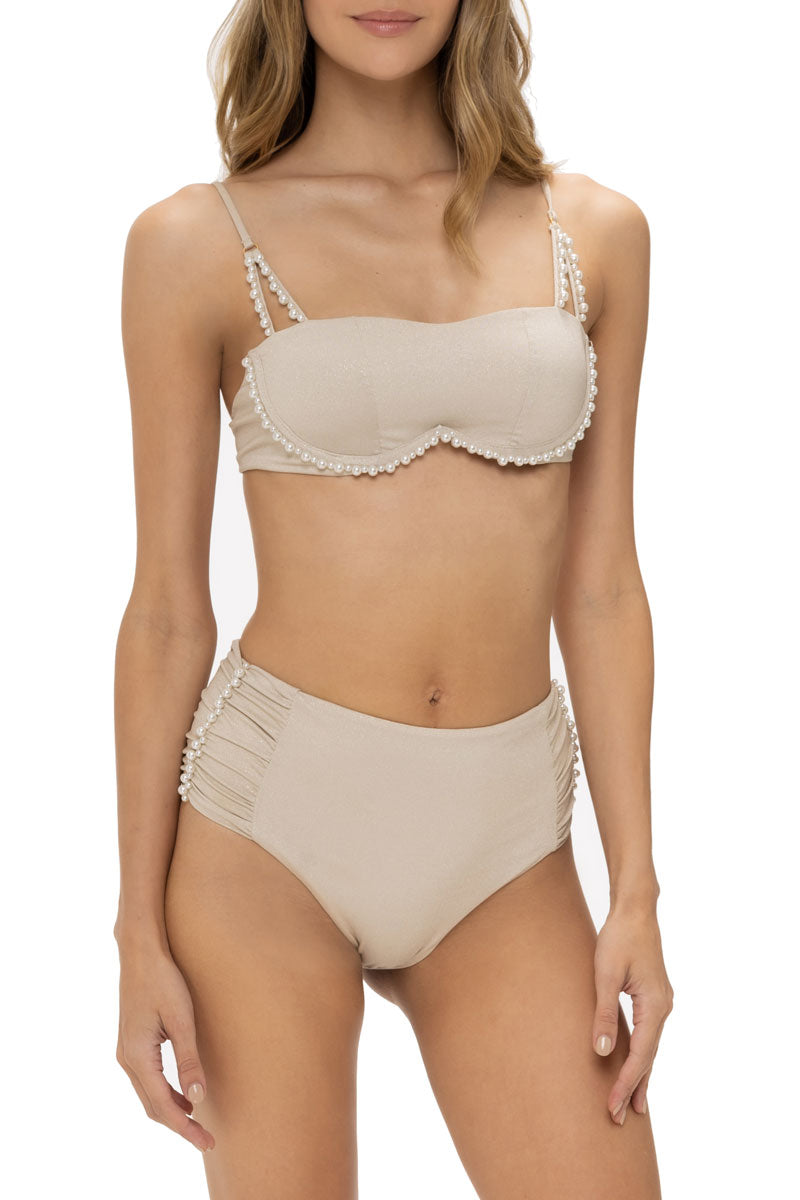 Panty Tiro Alto Beige Bright