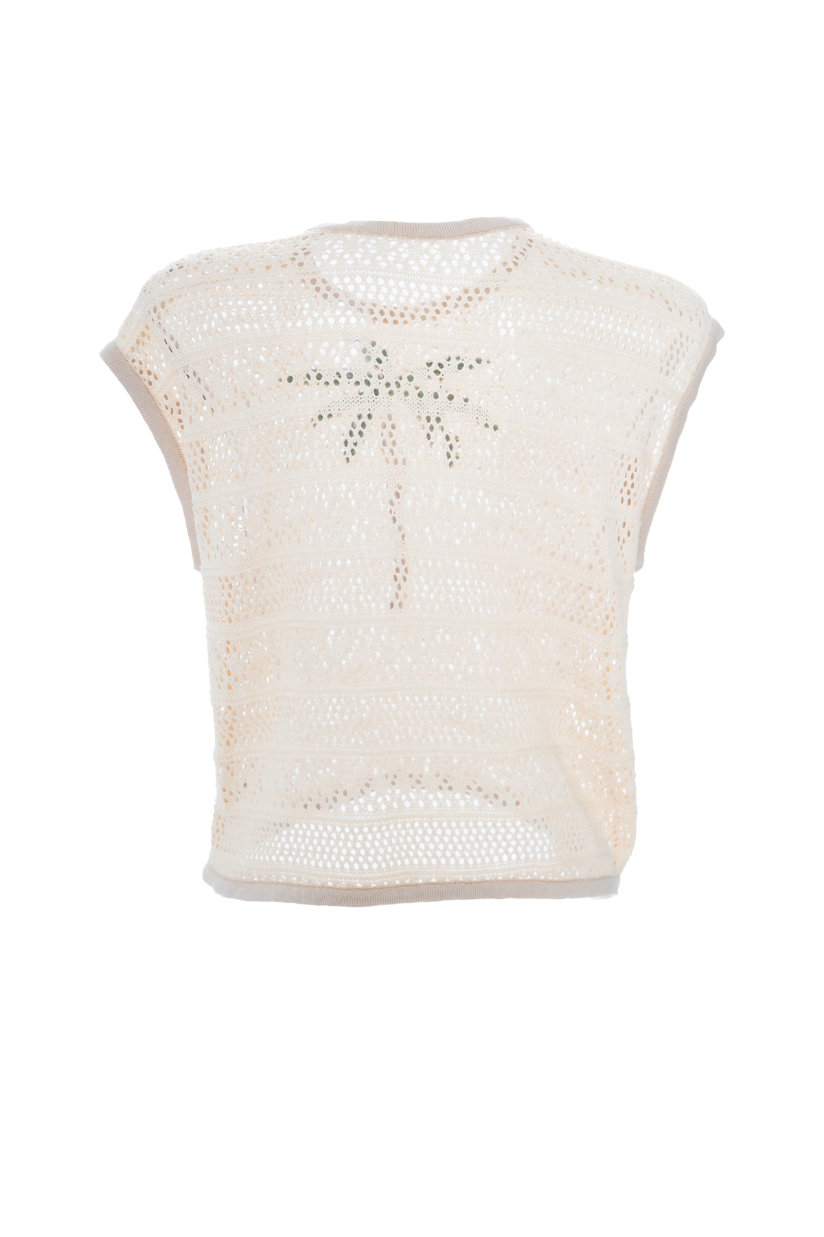 Camisa Tejida Marfíl Copacabana