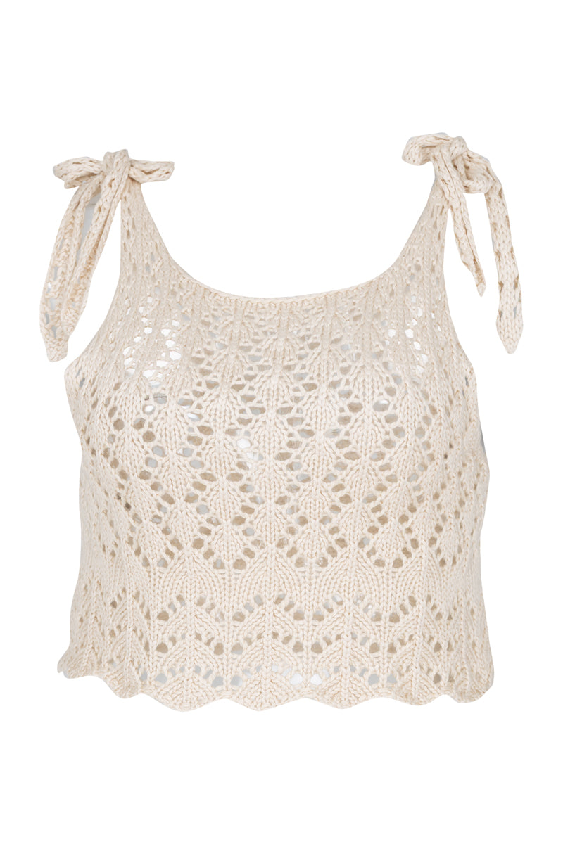 Crop Top Marfil Desert