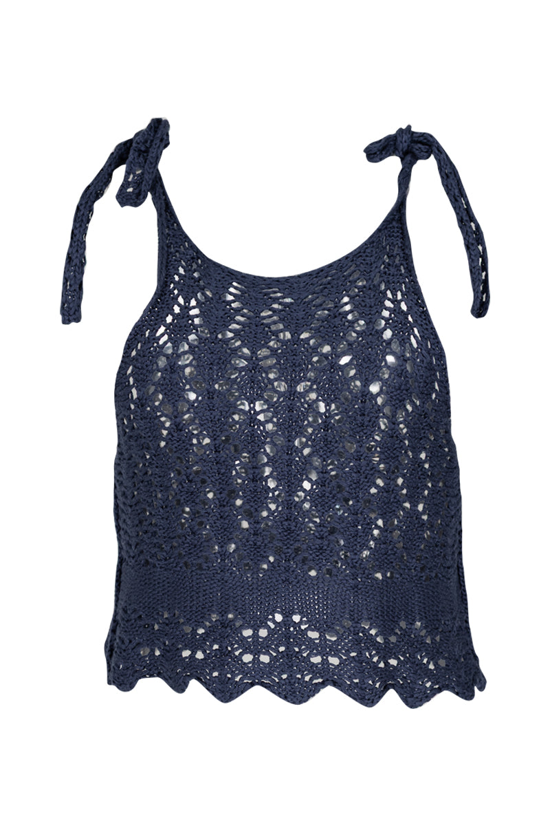 Desert Blue Crop Top