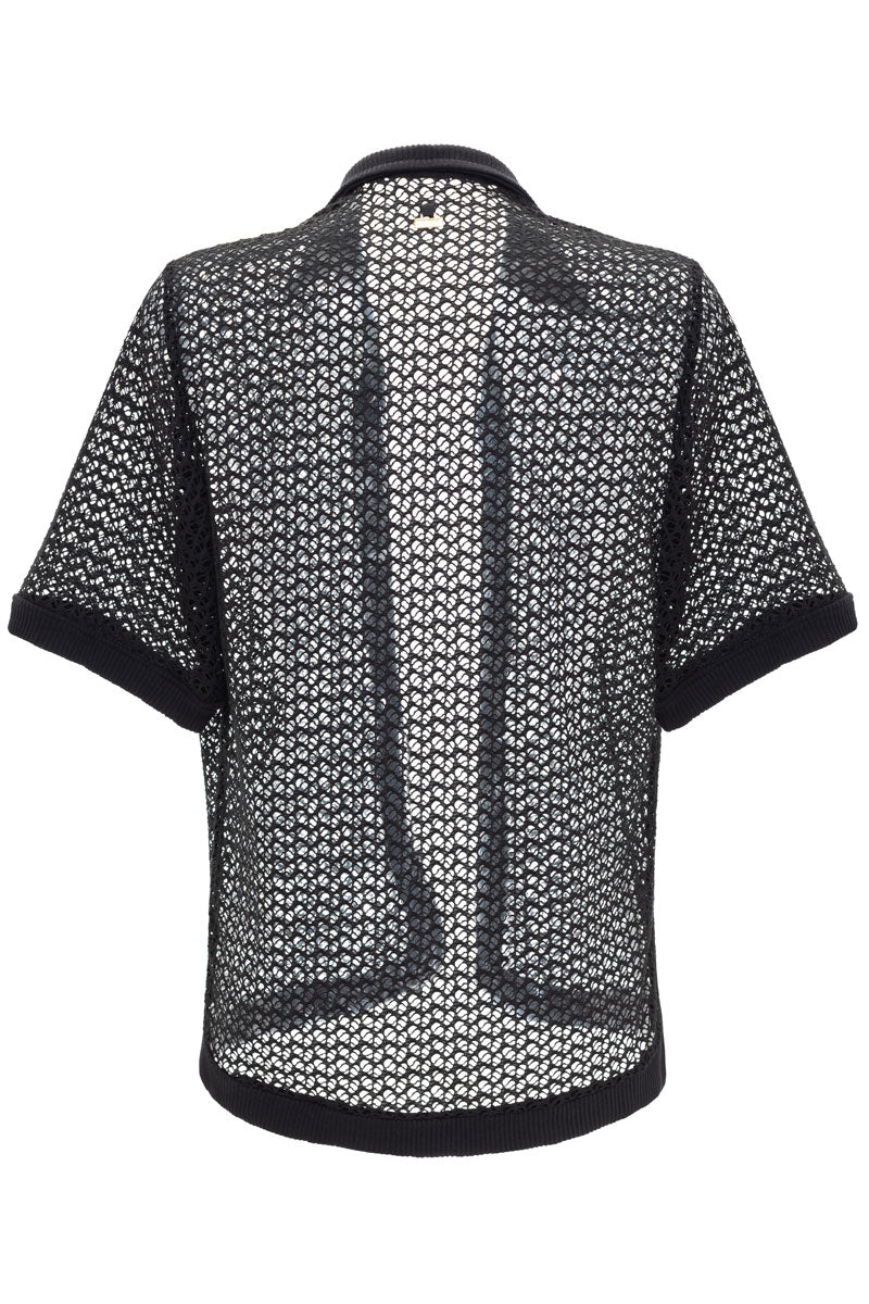 Camisa Malla Negra Discocore