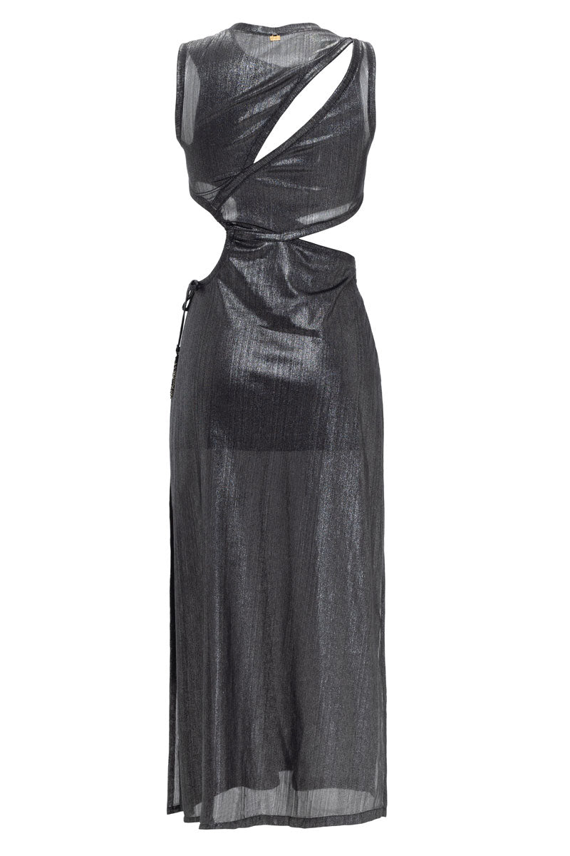 Vestido Glossy Gris Discocore