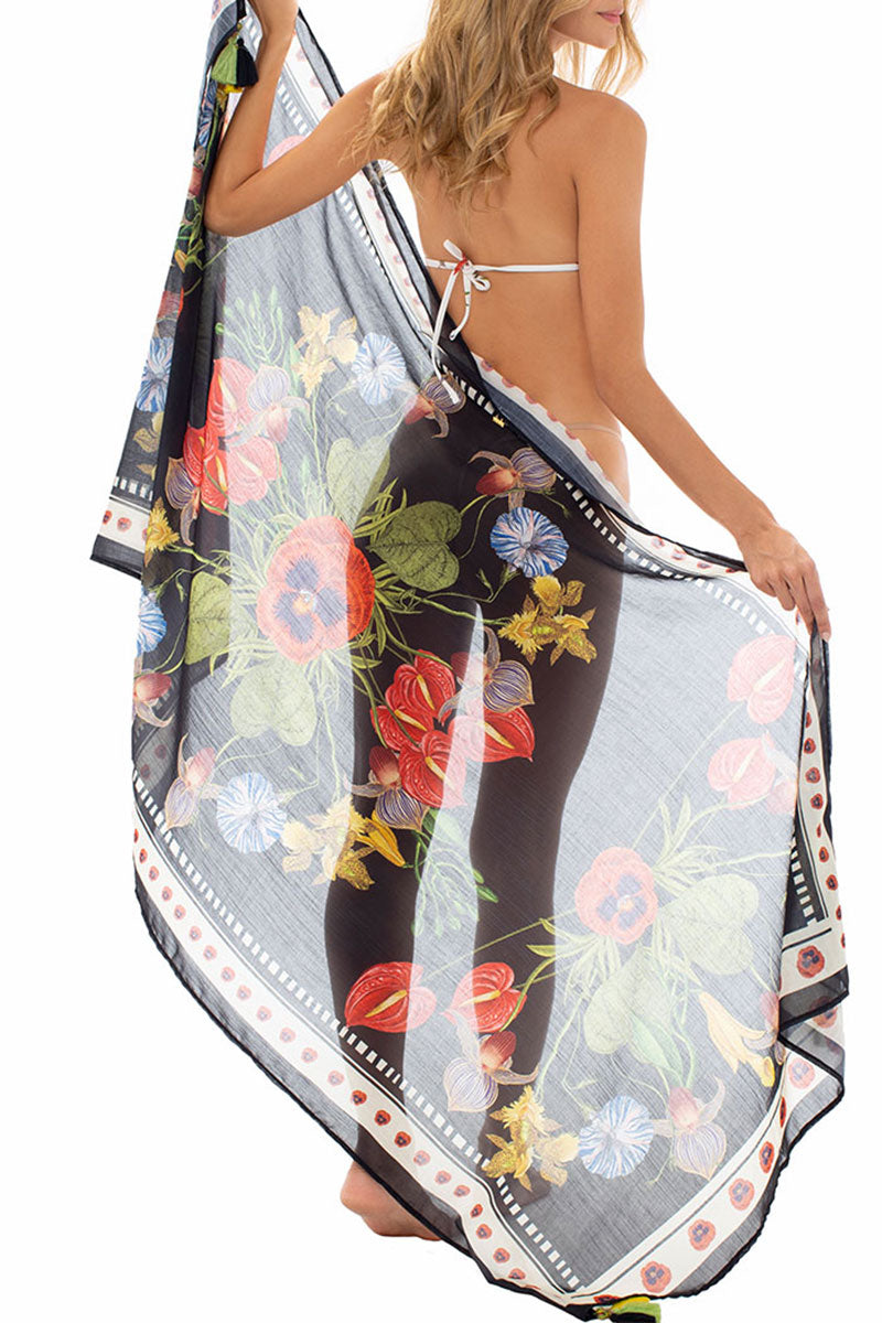 French Botanical Sarong