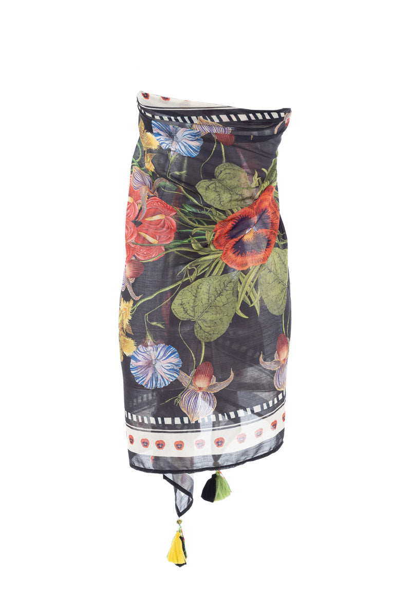 French Botanical Sarong