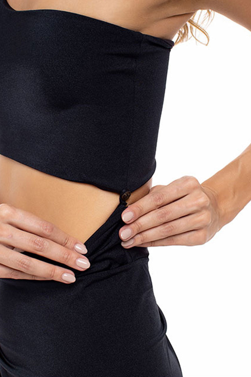 Falda Anudado Negro French