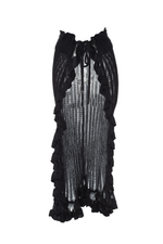 Falda Tejida Negra Glam