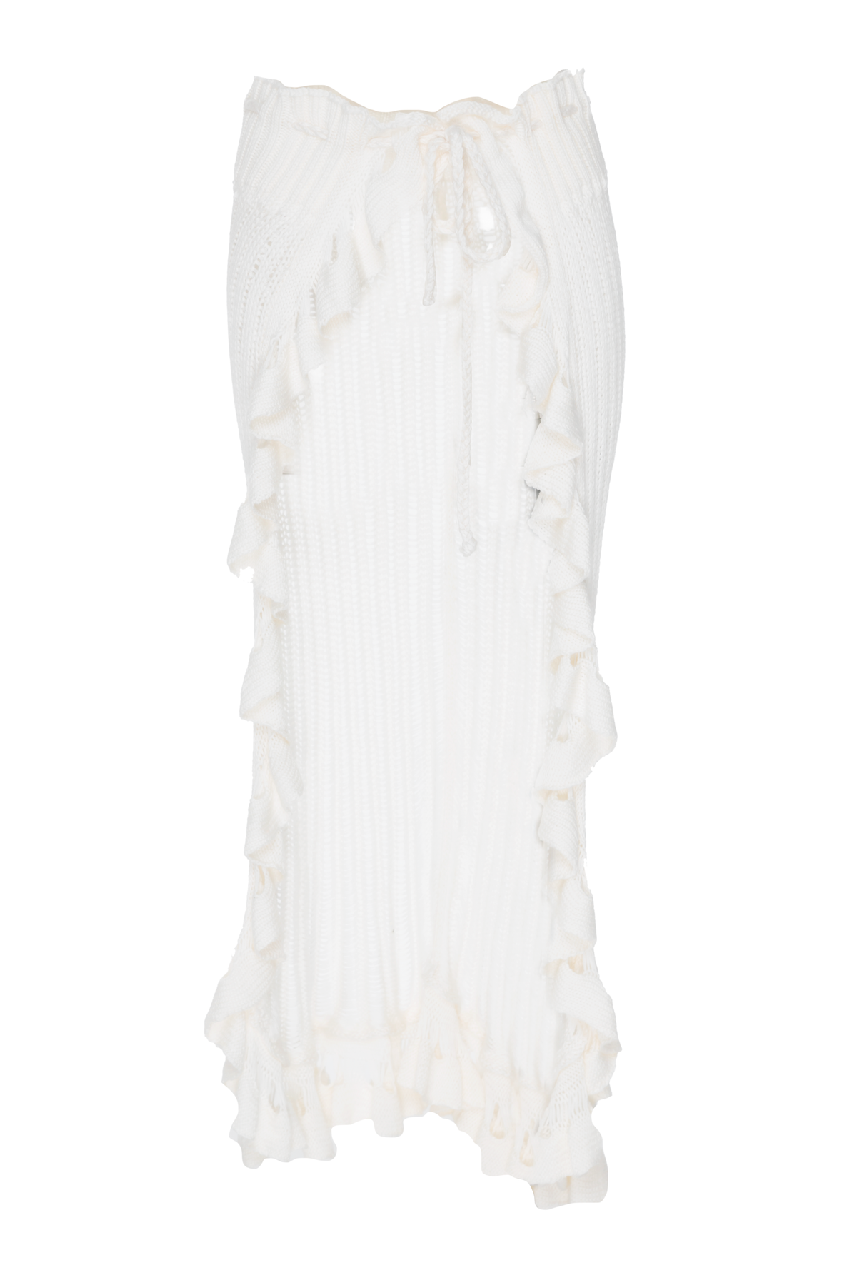 Falda Tejida Marfíl Glam