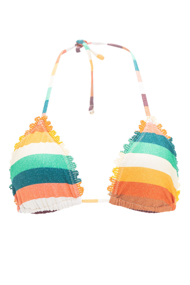 Top Triángulo con Bordado Groovy