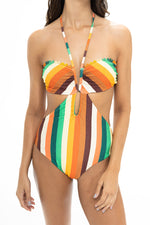 Entero Trikini con Bordado Groovy