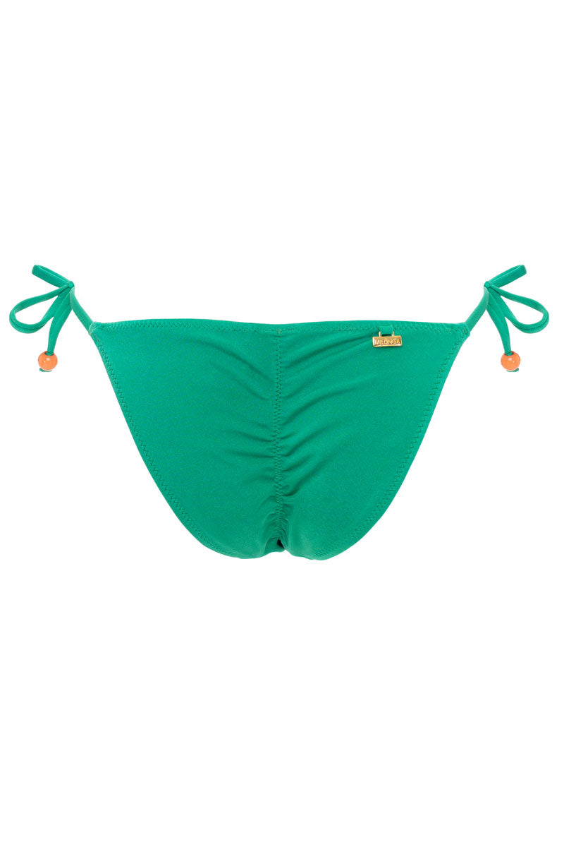 Panty de Amarre con Bordado Verde Groovy