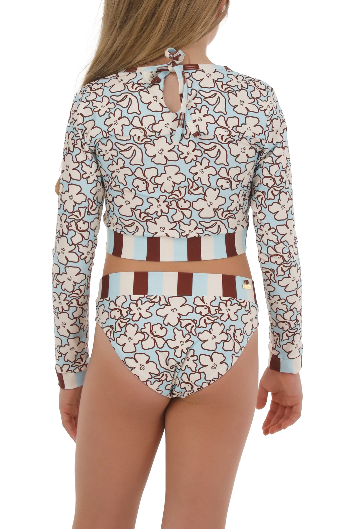 Isadora Girls Long Sleeve Bikini Set