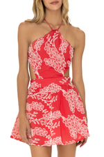 Vestido De amarre Estampado Koralina