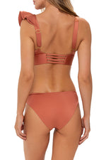 Top Halter Bronce Luxury