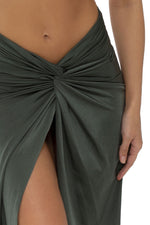 Falda Brillante Verde Luxury