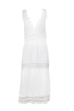 Vestido con Bolillo Marfil Mambo