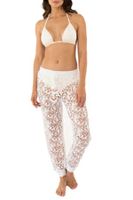 Pantalón Malla Marfil Mykonos