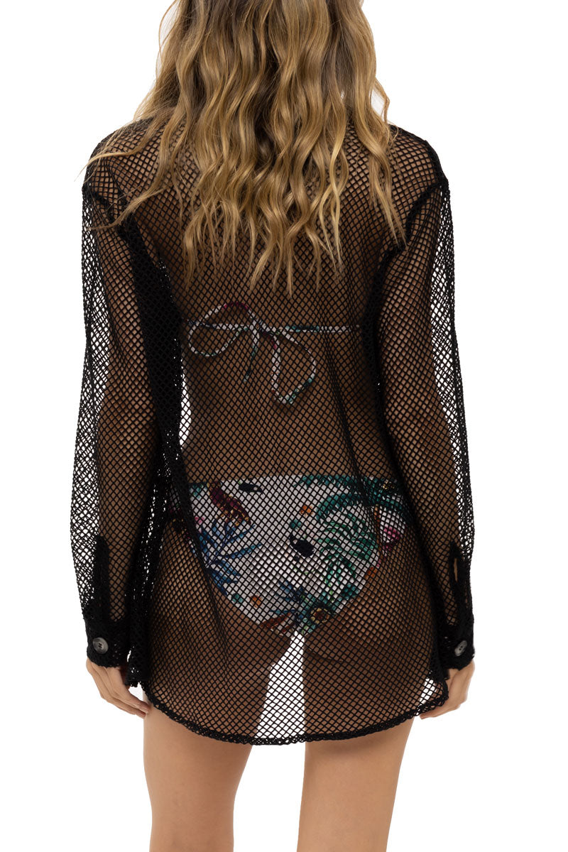 Mistico Black Mesh Cover Up