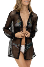 Mistico Black Mesh Cover Up