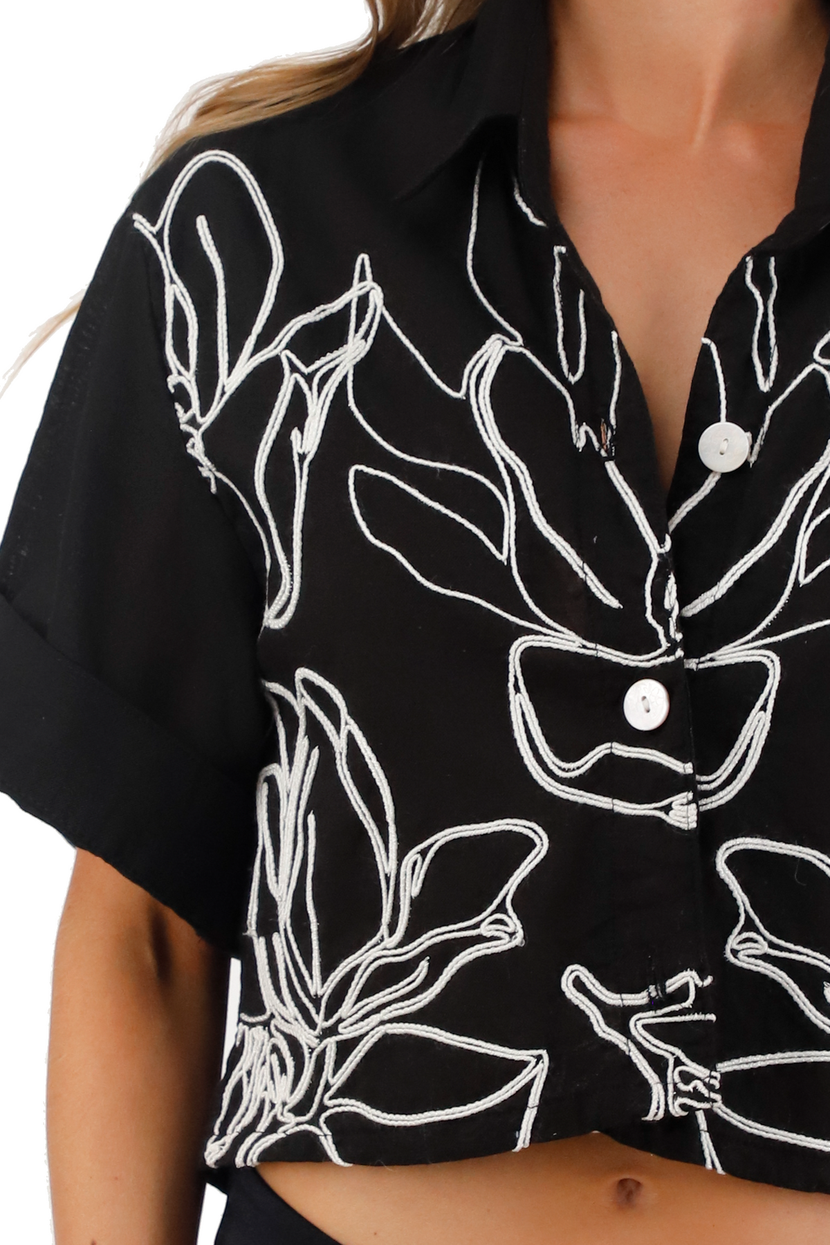Camisa Bordada Night