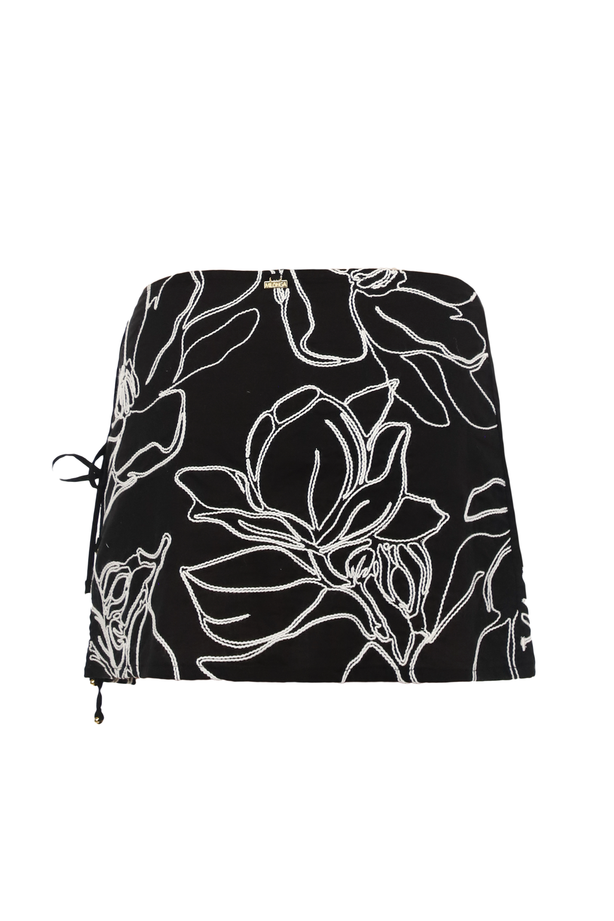 Night Embroidered Skirt