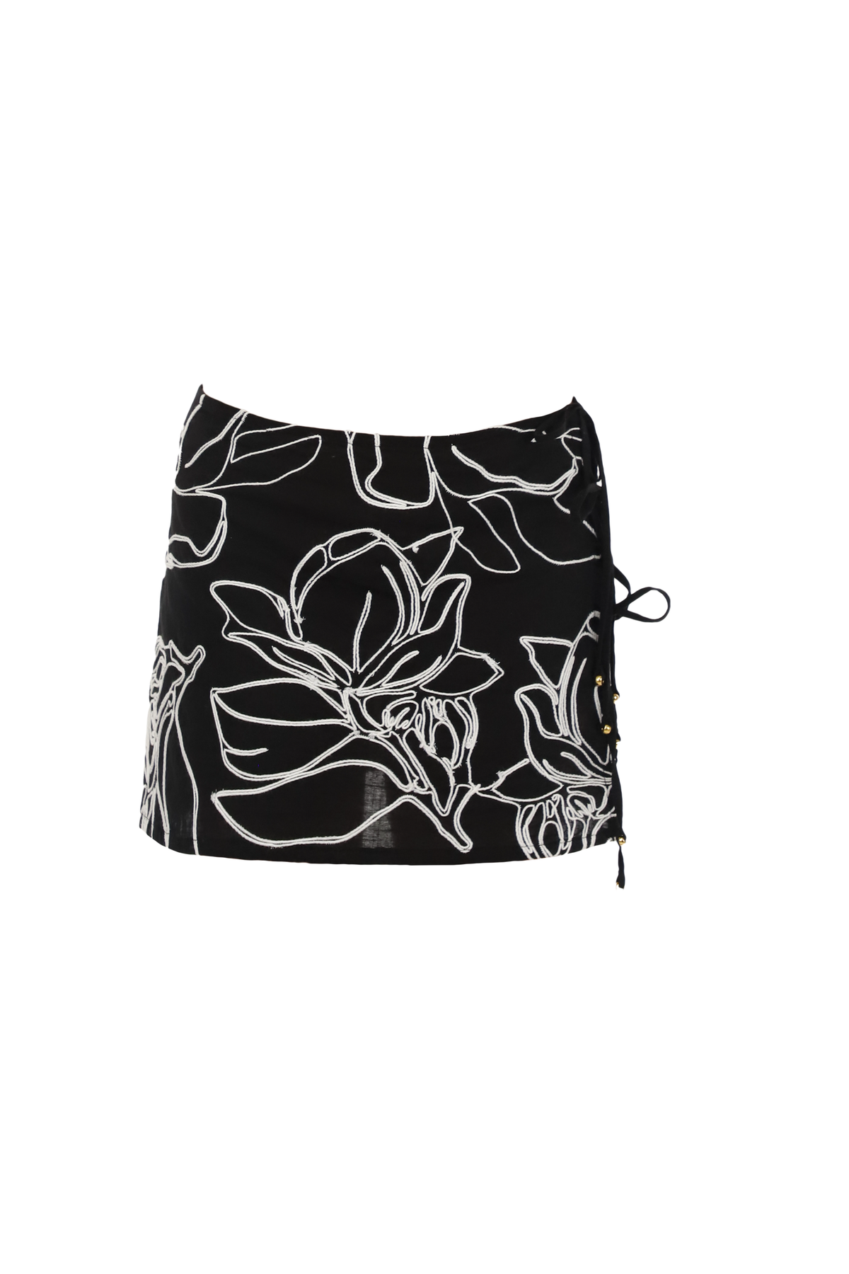 Night Embroidered Skirt