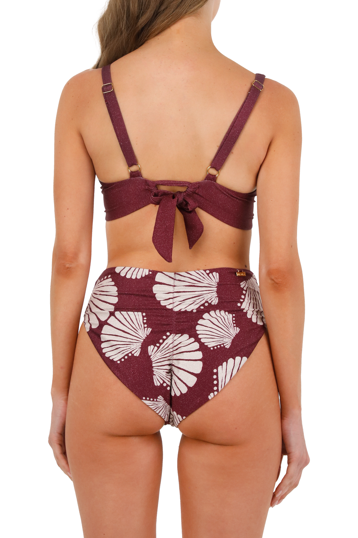 Panty Tiro alto Vino Oceanía