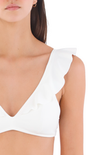 Palette Ivory Ruffle top
