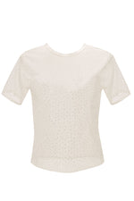 Crop Top Malla Marfil Palette