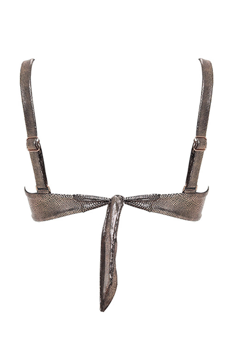 Top con Aros Peach Gold