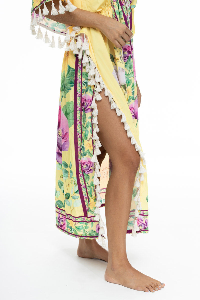 Retro Botanical Kimono