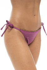 Panty de Amarre Púrpura Retro Botanic