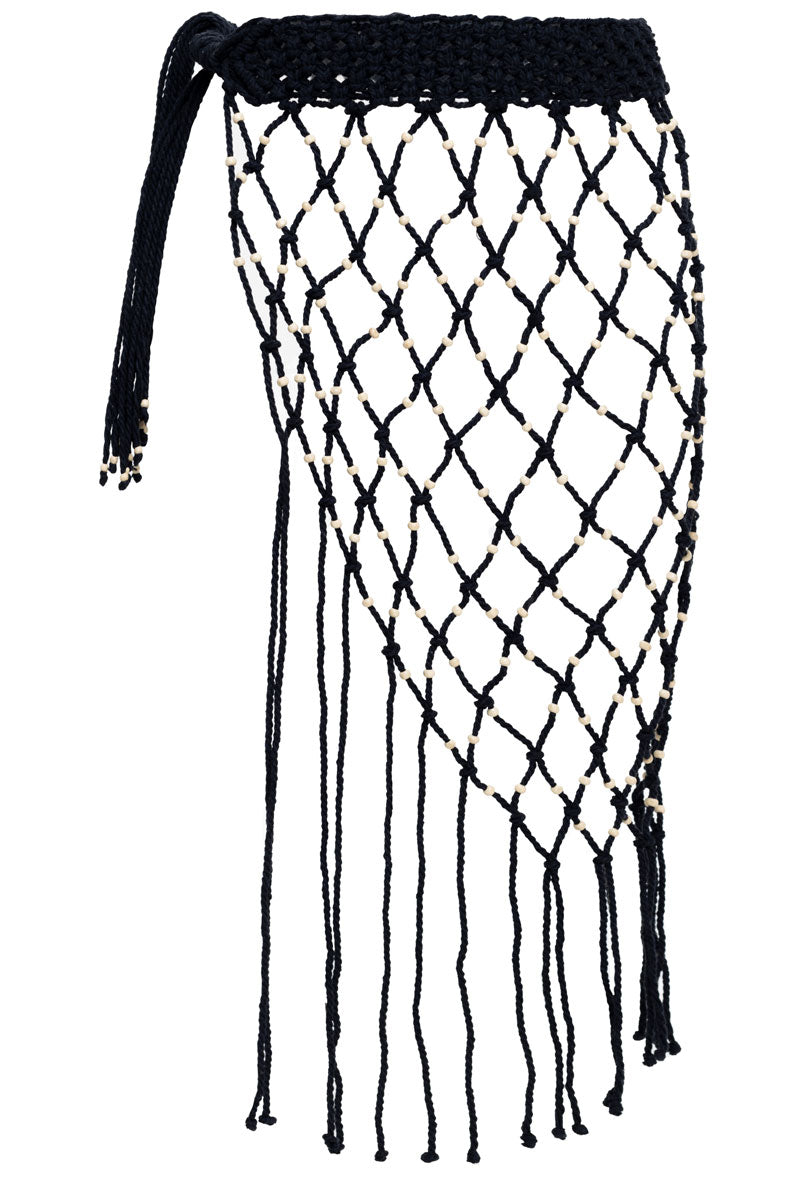 Cover Up Con Bordado Rústico