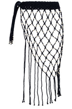 Cover Up Con Bordado Rústico