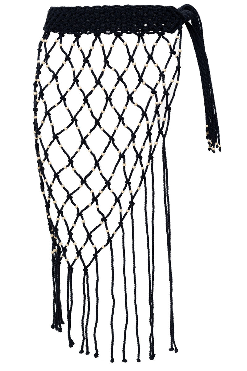 Cover Up Con Bordado Rústico