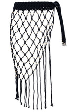 Cover Up Con Bordado Rústico