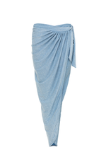 Falda Con anudado Azul cristalino Sparkly