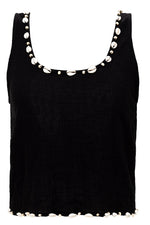 Sunrises Black Crop Top