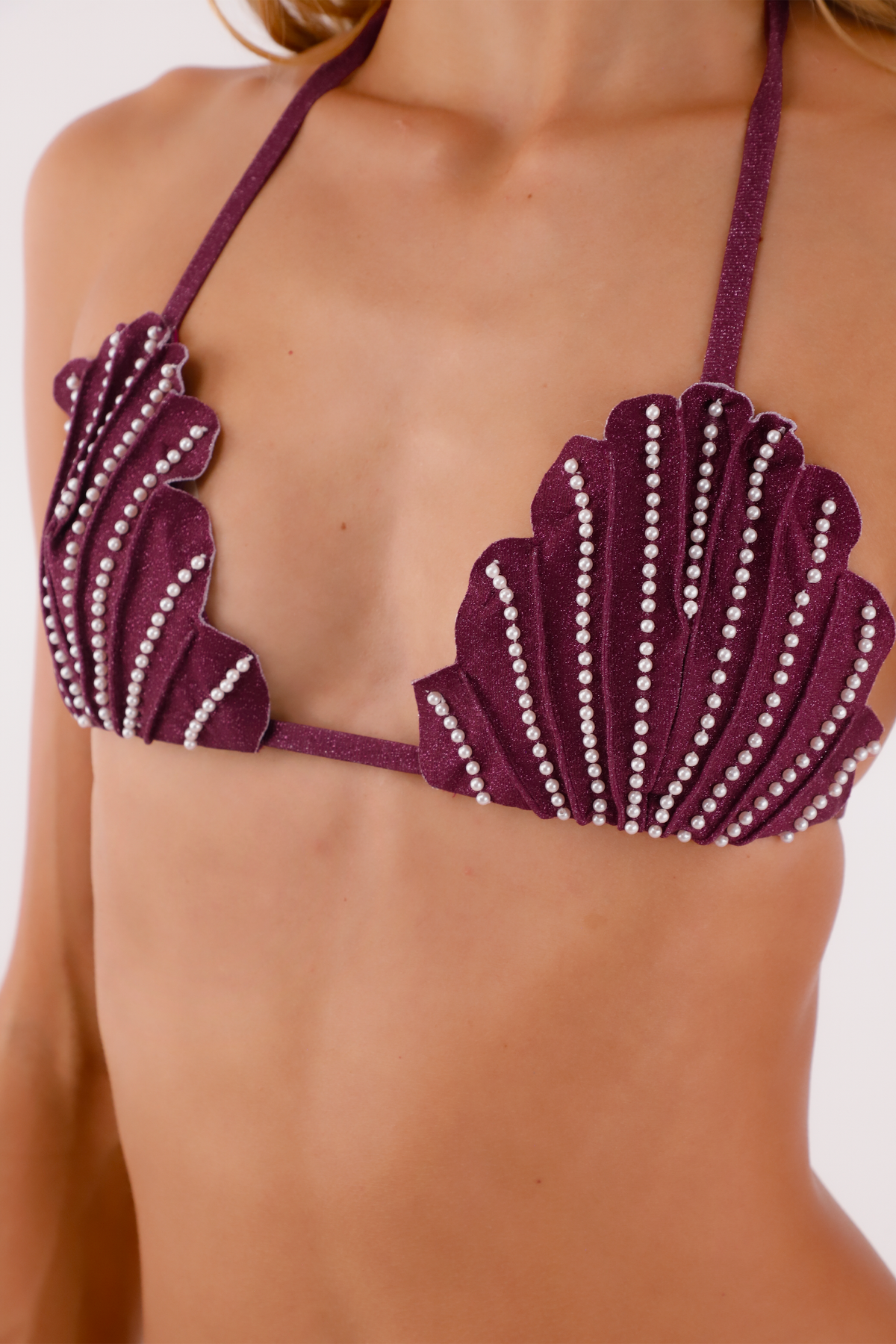 Velua Wine Shell Triangle Top