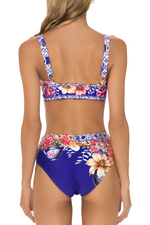 Panty Tiro alto Bicolor Victoriana