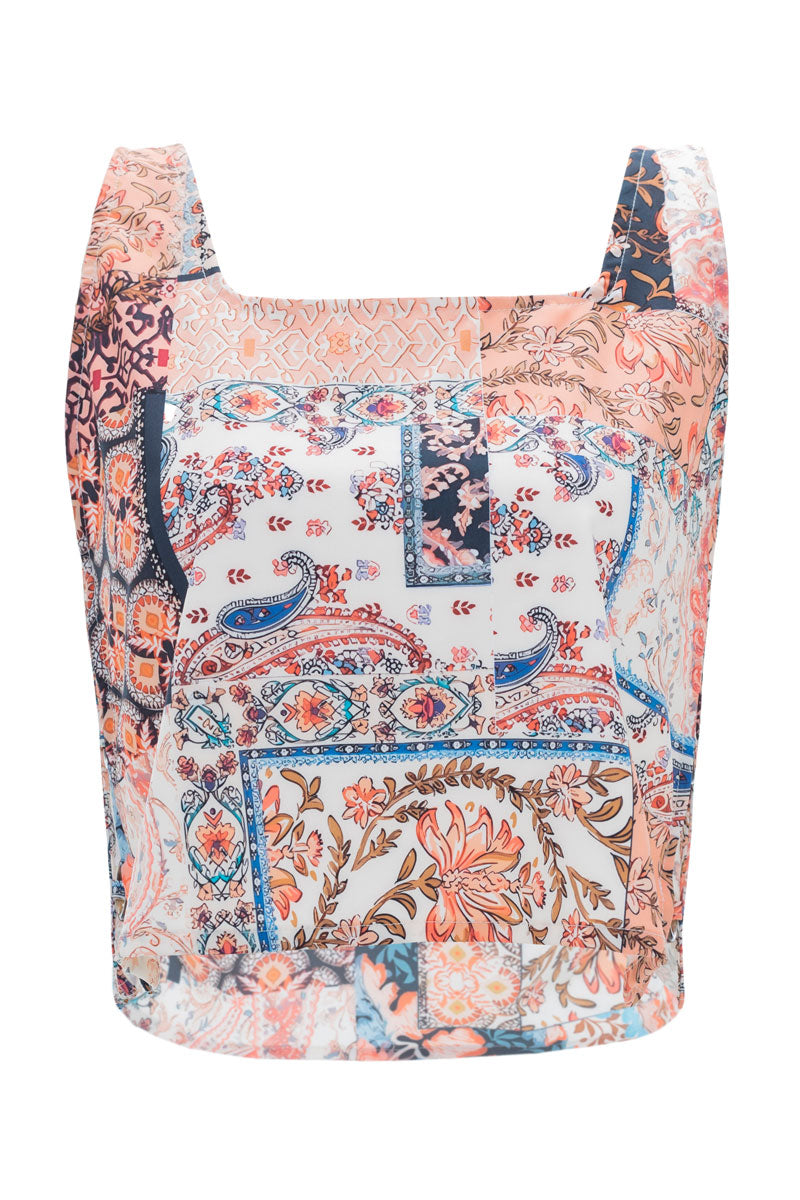 Crop Top con Aros Retro Vibes