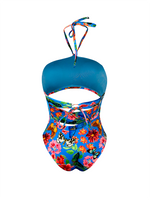 Entero Trikini Azul Butterfly