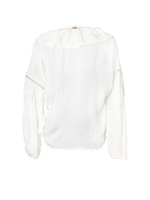 Camisa de Amarre Marfil Butterfly